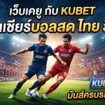 เว็บ เค ยู กับ KUBET ลุ้นเชียร์ บอล สด ไทย ลีก มันส์ครบรสทุกแมตช์